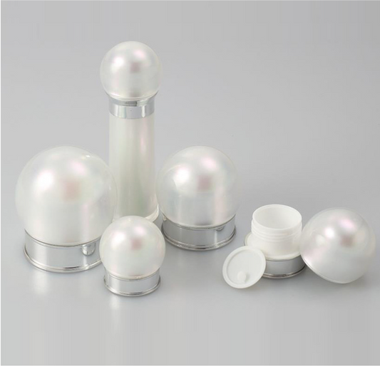 2024 new style good quality unique shape light bulb  shape jar packaging acrylic cosmetic package