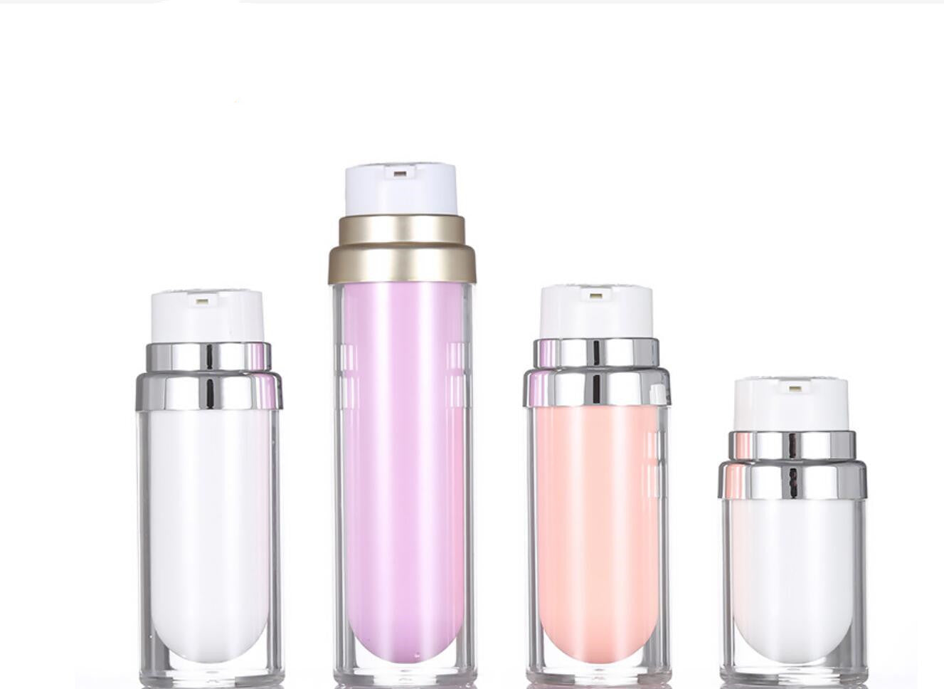 wholesale china airless pump bottle 15ml 30ml 50ml skincare bottle cosmetic plastic bottle