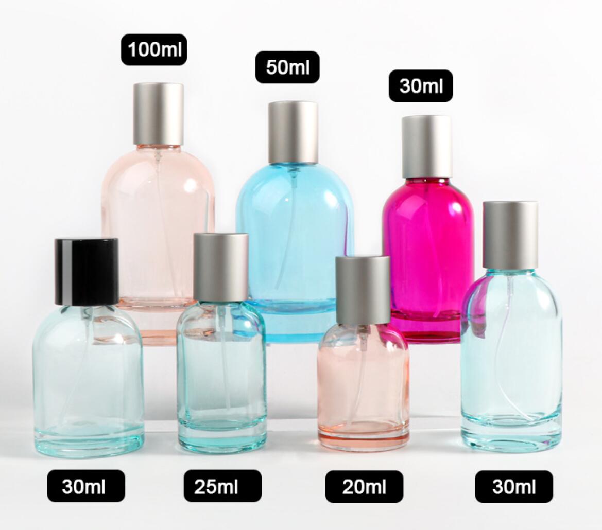 hot sell high quality cosmetic glass perfume bottle round shape Perfume bottle wholesale