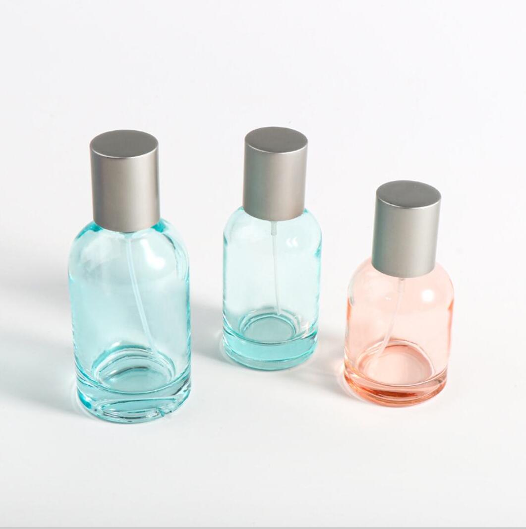 hot sell high quality cosmetic glass perfume bottle round shape Perfume bottle wholesale